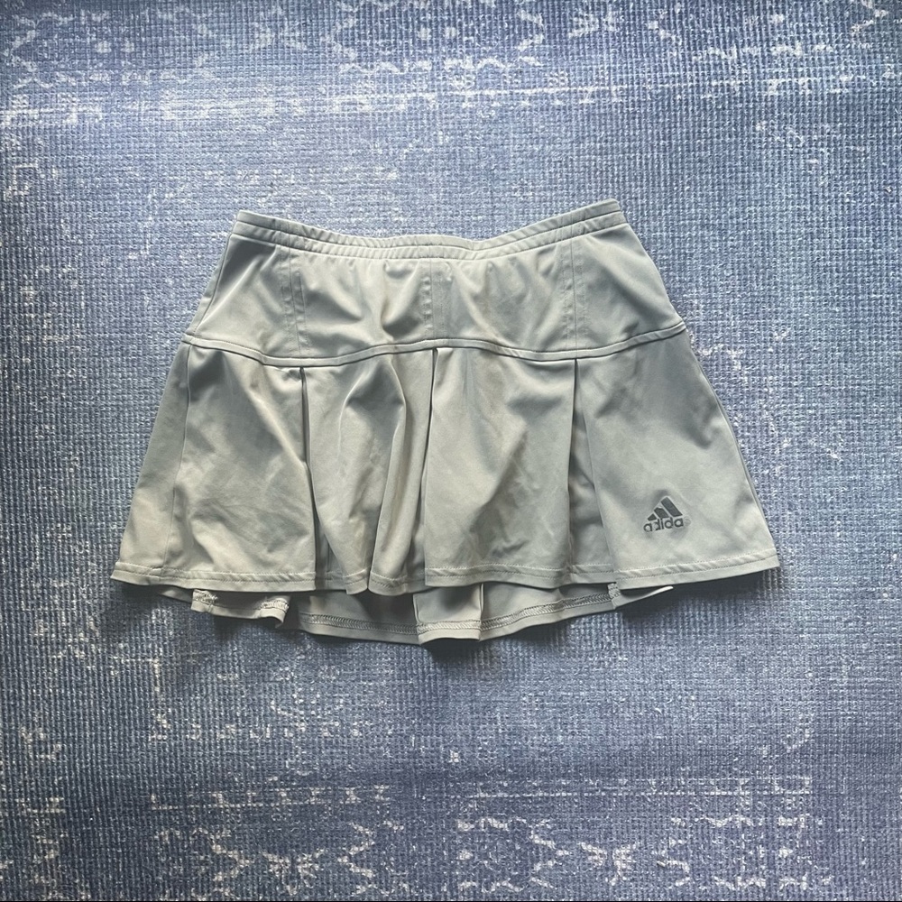 Green adidas tennis skirt